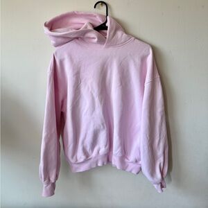 Aritzia Light Pink Mega Fit Hoodie